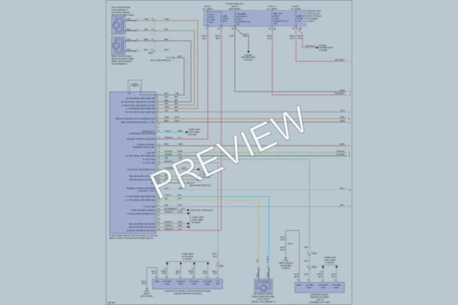 2011 Cadillac CTSV Anti Lock Brakes wiring diagram preview