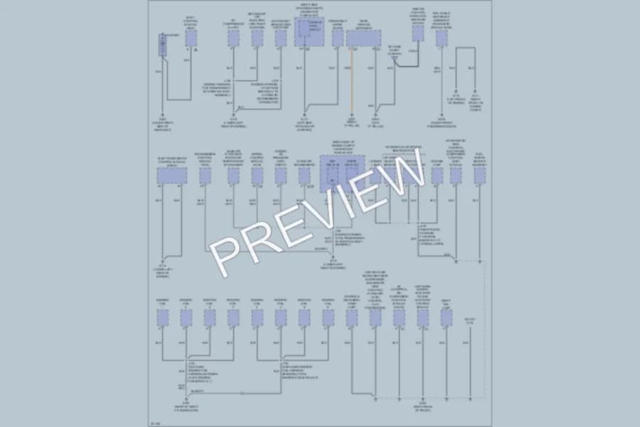2011 Cadillac DTS Ground Distribution wiring diagram preview