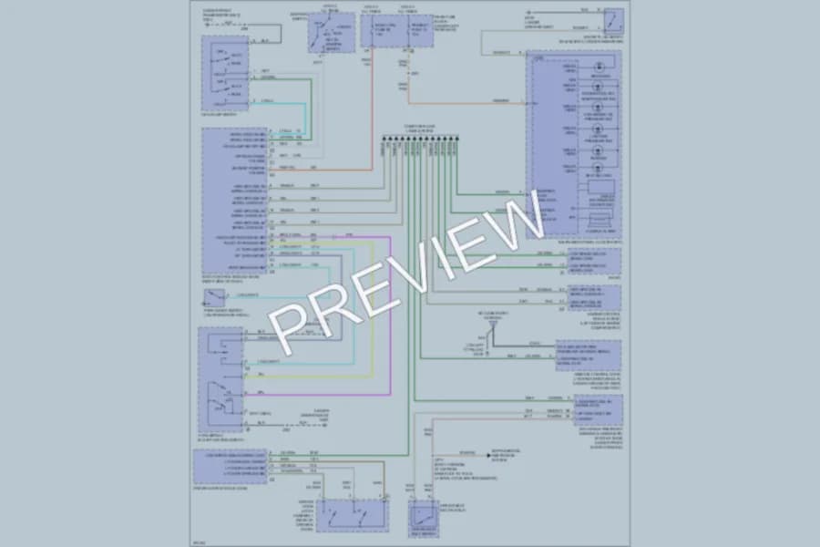 2011 Cadillac DTS Warning Systems wiring diagram preview
