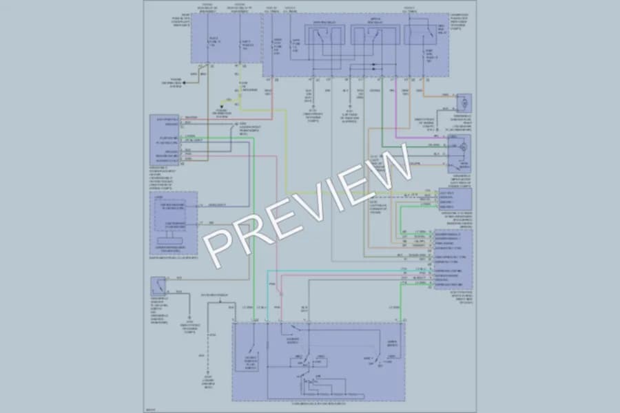 2011 Cadillac DTS Wiper Washer wiring diagram preview