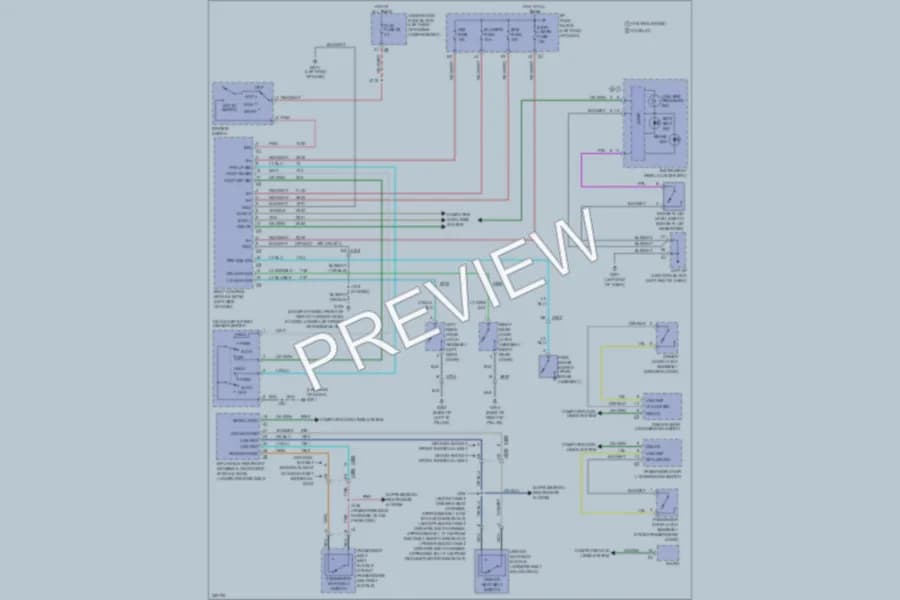 2011 Cadillac Escalade Warning Systems wiring diagram preview