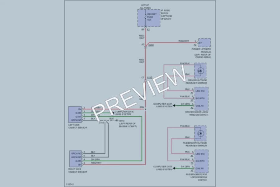 2011 Cadillac EscaladeEXT Navigation wiring diagram preview