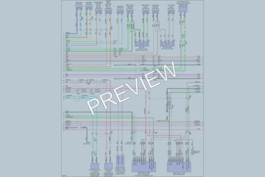 2011 Cadillac EscaladeEXT Radio wiring diagram preview