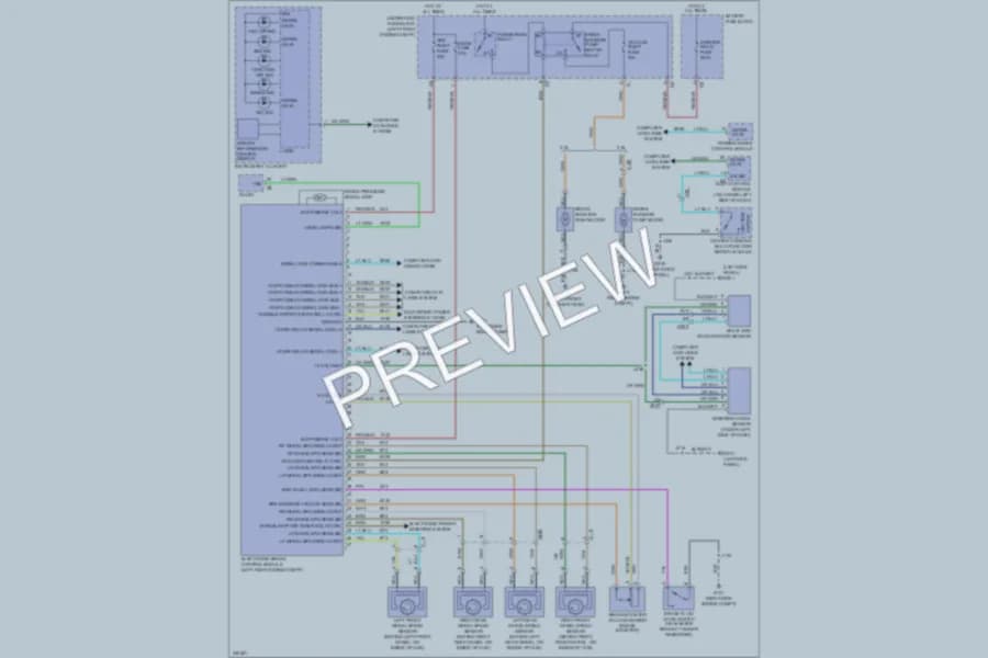 2011 Cadillac SRX Anti Lock Brakes wiring diagram preview