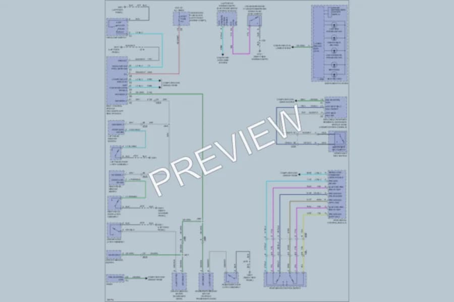 2011 Cadillac SRX Warning Systems wiring diagram preview