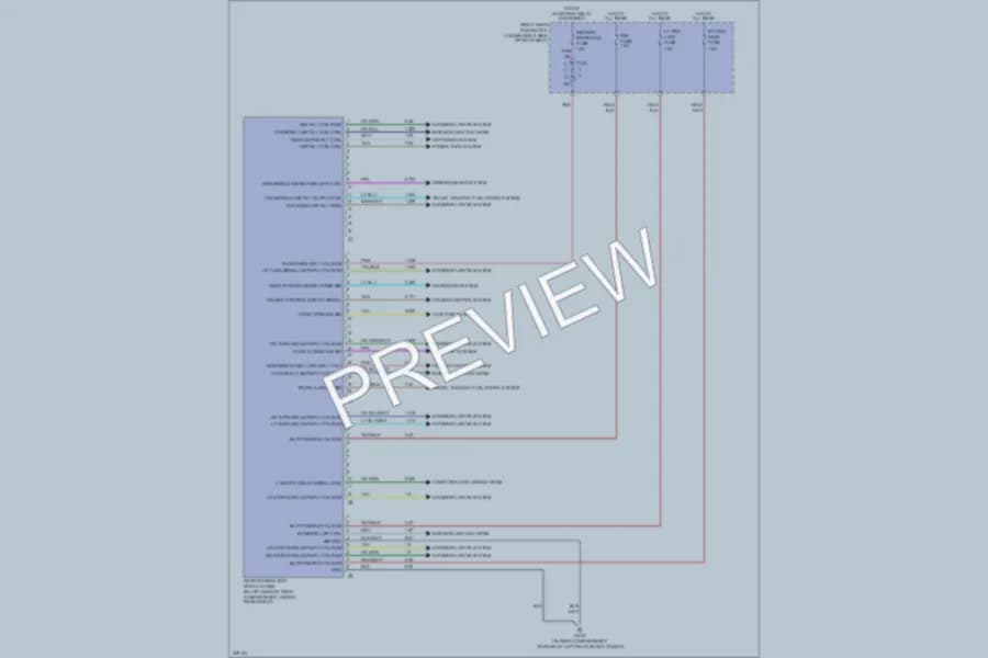 2011 Cadillac STS Body Control Modules wiring diagram preview