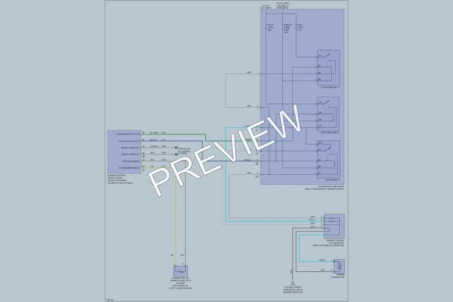 2011 Cadillac STS Cooling Fan wiring diagram preview
