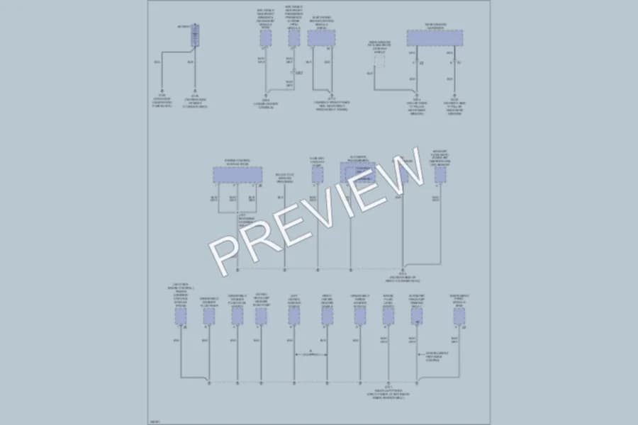 2011 Cadillac STS Ground Distribution wiring diagram preview