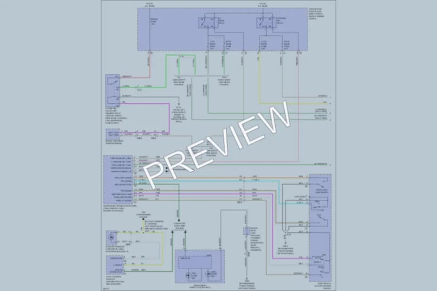 2011 Cadillac STS Headlights wiring diagram preview