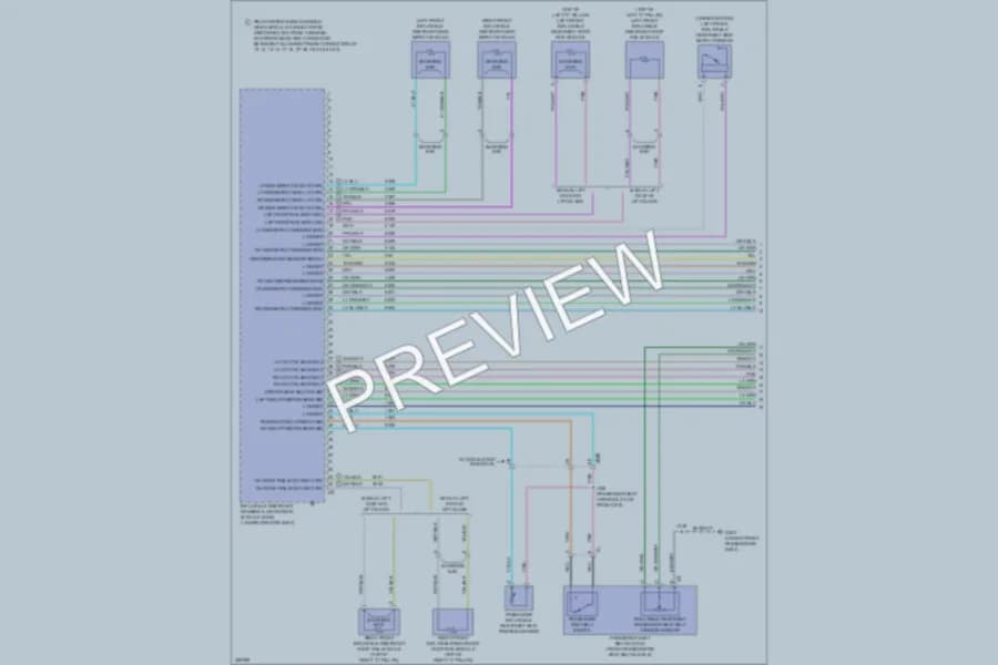 2011 Chevrolet Avalanche Supplemental Restraints wiring diagram preview