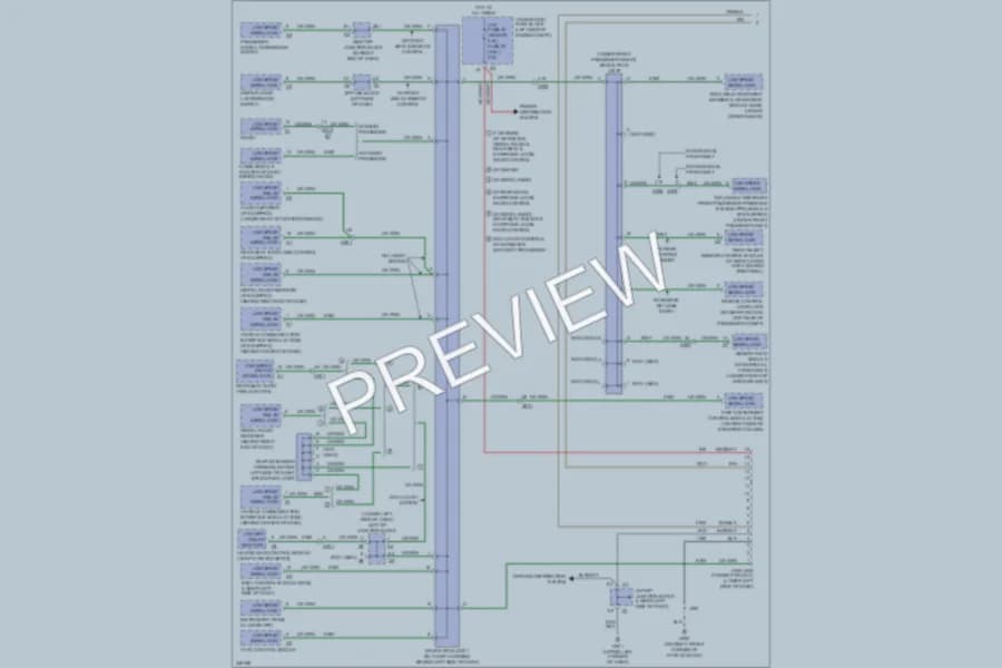 2011 Chevrolet 1500 Computer Data Lines wiring diagram preview with protected circuit layout