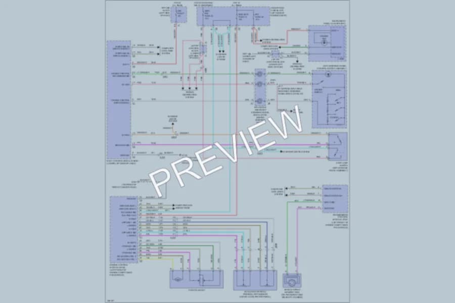 2011 Chevrolet 1500 Cruise Control wiring diagram preview with protected circuit layout