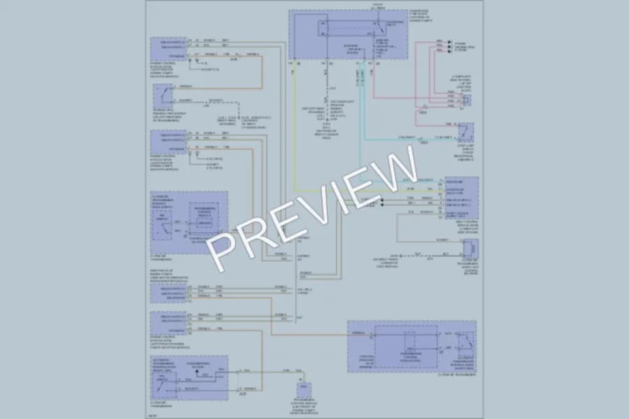 2011 Chevrolet 2500 Hd Shift Interlock wiring diagram preview with protected circuit layout