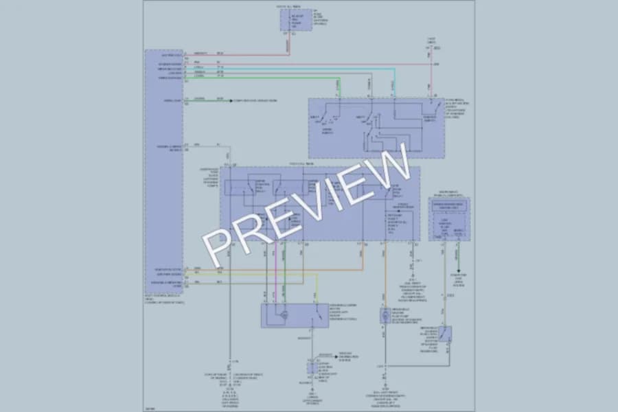 2011 Chevrolet 2500 Hd Wiper Washer wiring diagram preview with protected circuit layout