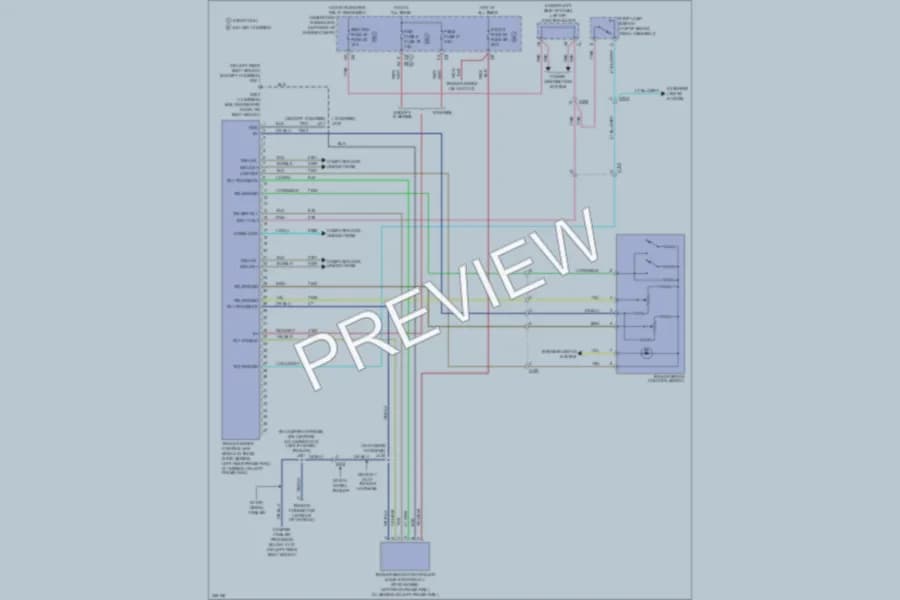 2011 Chevrolet 3500 Hd Anti Lock Brakes wiring diagram preview with protected circuit layout