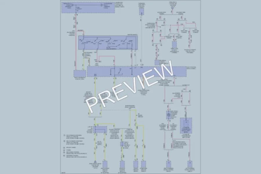 2011 Chevrolet 3500 Hd Power Distribution wiring diagram preview with protected circuit layout