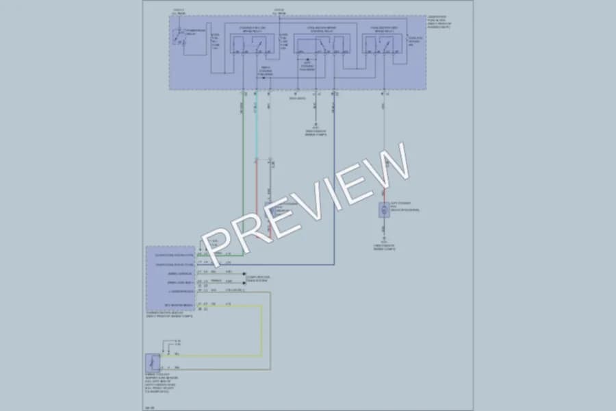 2011 Chevrolet Camaro Cooling Fan wiring diagram preview