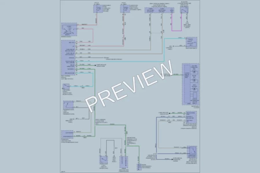 2011 Chevrolet Camaro Warning Systems wiring diagram preview