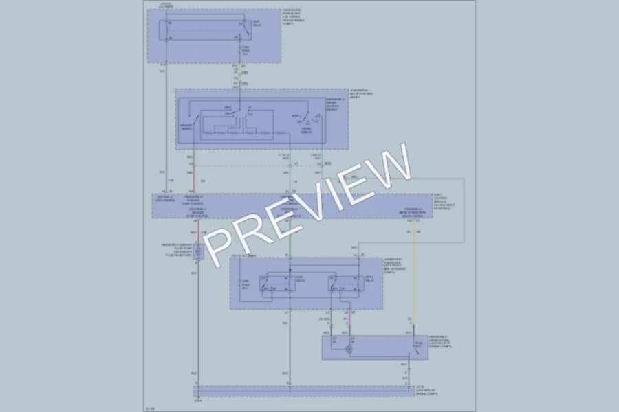 2011 Chevrolet Colorado Wiper Washer wiring diagram preview