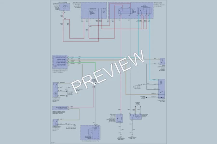 2011 Chevrolet Corvette Trunk Tailgate Fuel Door wiring diagram preview
