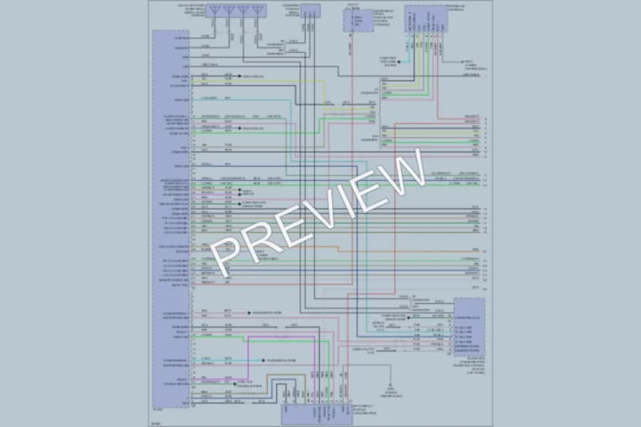 2011 Chevrolet Equinox Radio wiring diagram preview