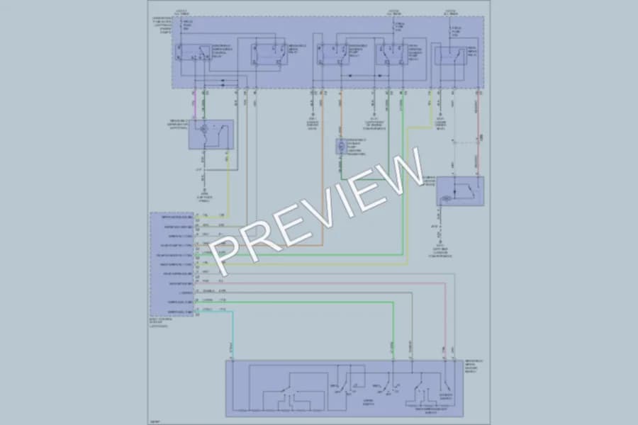 2011 Chevrolet Equinox Wiper Washer wiring diagram preview