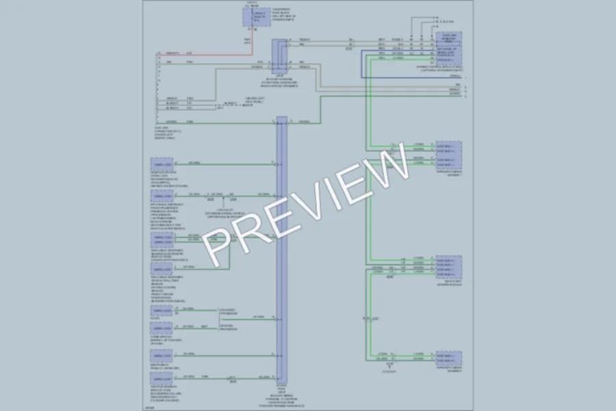 2011 Chevrolet G1500 Computer Data Lines wiring diagram preview with protected circuit layout