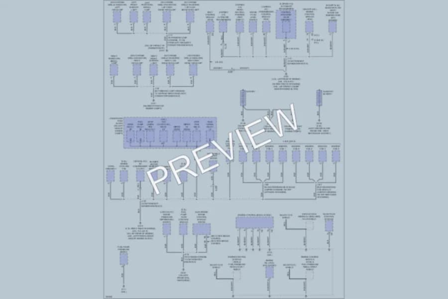2011 Chevrolet G3500 Ground Distribution wiring diagram preview with protected circuit layout
