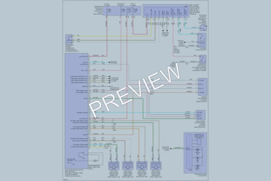2011 Chevrolet HHR Anti Lock Brakes wiring diagram preview