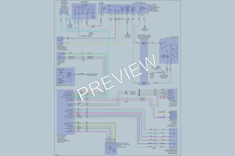2011 Chevrolet HHR Cruise Control wiring diagram preview