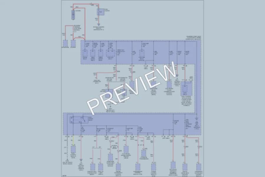 2011 Chevrolet HHR Power Distribution wiring diagram preview