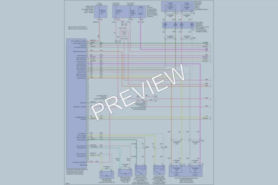 2011 Chevrolet HHR Supplemental Restraints wiring diagram preview