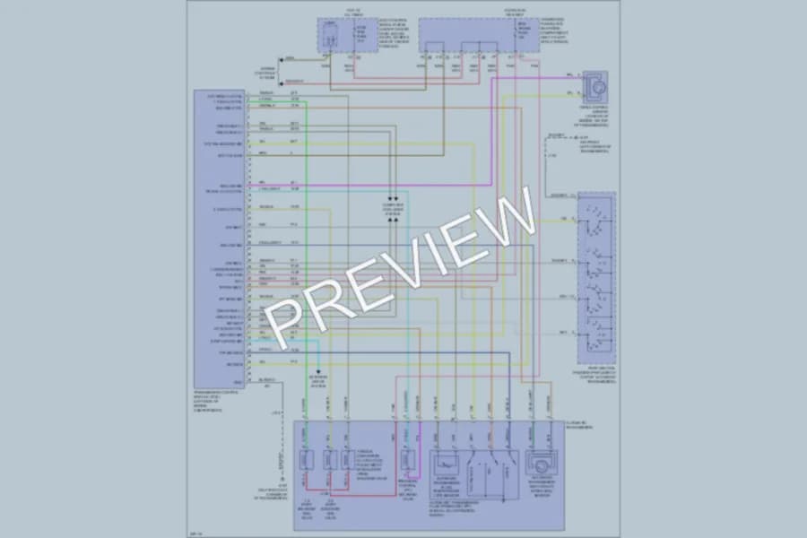2011 Chevrolet HHR Transmission wiring diagram preview