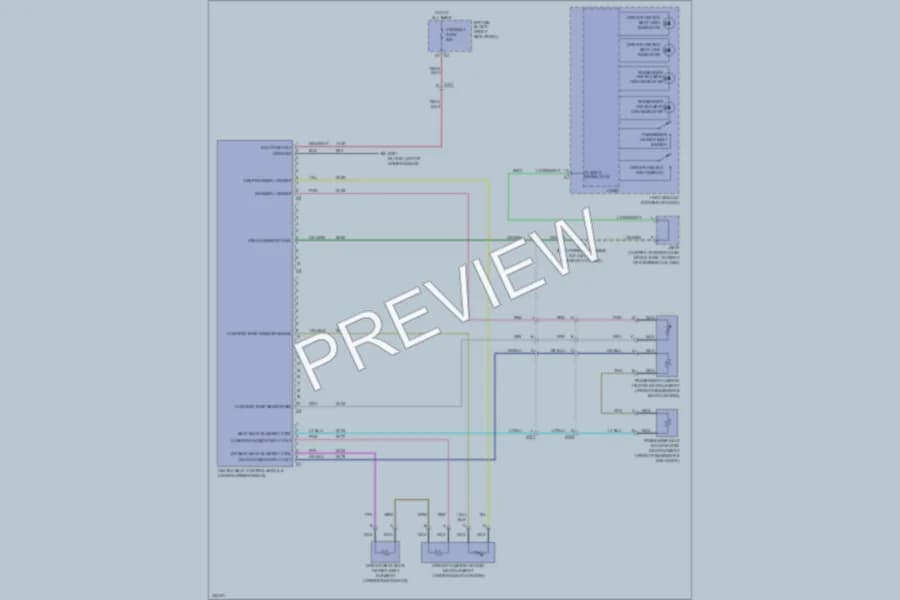 2011 Chevrolet Impala Power Seats wiring diagram preview