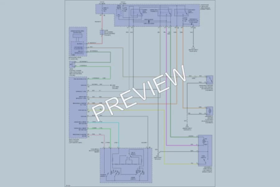 2011 Chevrolet Impala Wiper Washer wiring diagram preview
