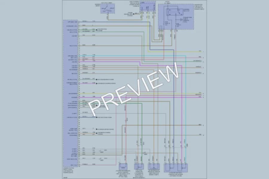 2011 Chevrolet Malibu Engine Performance wiring diagram preview