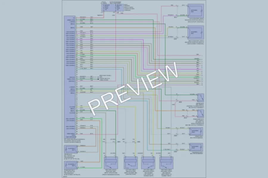 2011 Chevrolet Malibu Supplemental Restraints wiring diagram preview