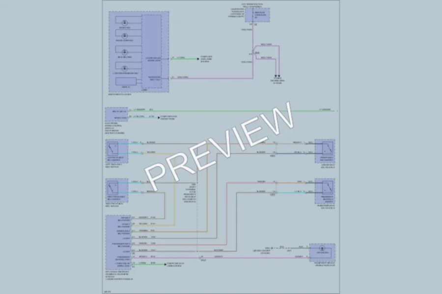 2011 Chevrolet Volt Warning Systems wiring diagram preview