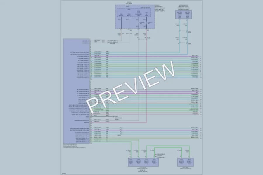 2011 Chrysler 200 Supplemental Restraints wiring diagram preview