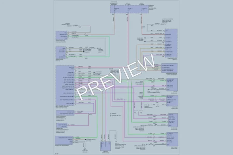 2011 Chrysler 300 Anti Theft wiring diagram preview