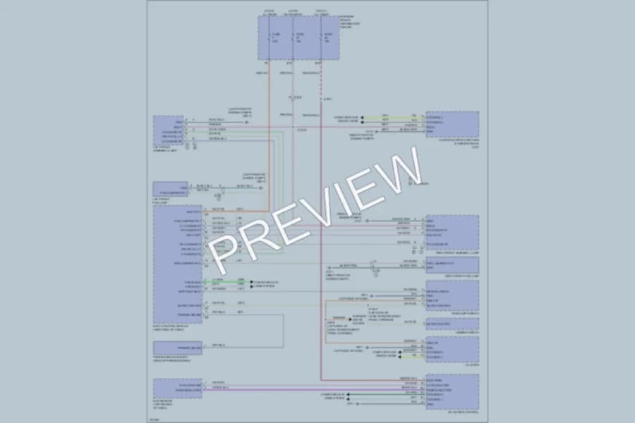 2011 Chrysler 300 Headlights wiring diagram preview
