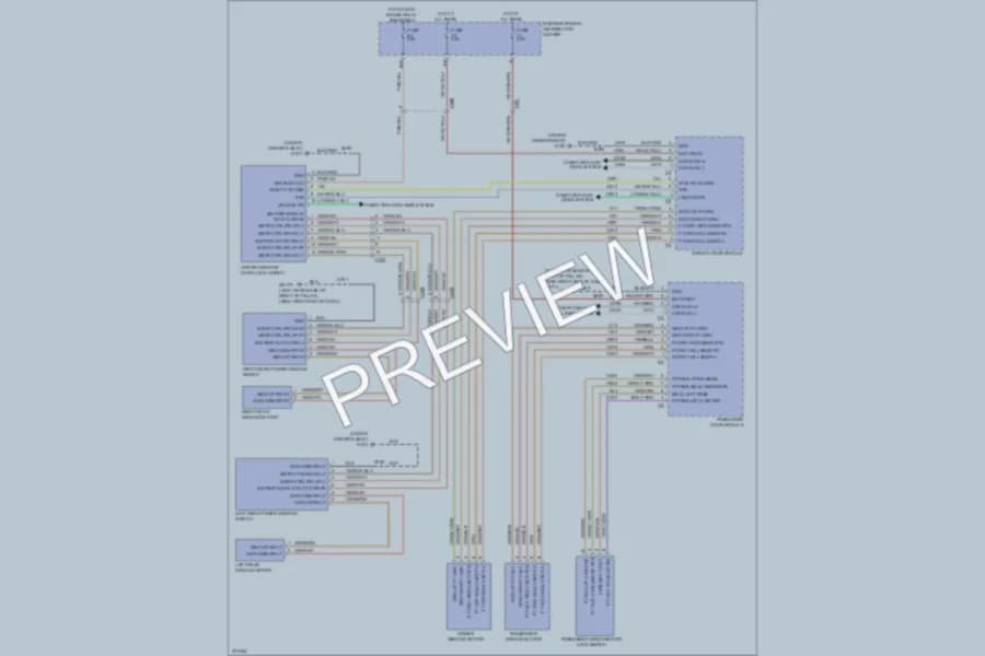 2011 Chrysler 300 Power Windows wiring diagram preview