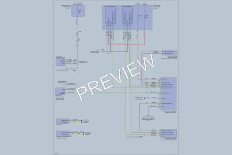 2011 Chrysler 300 Wiper Washer wiring diagram preview