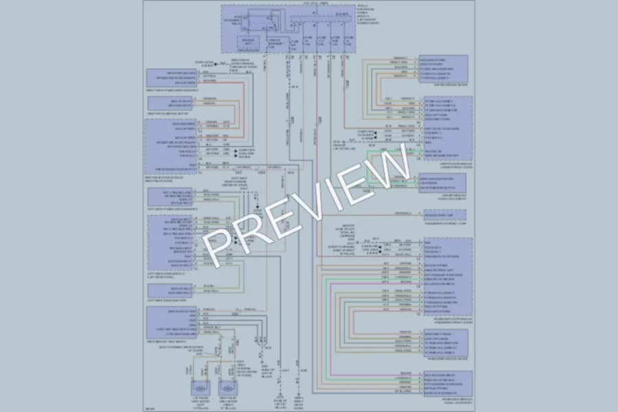 2011 Chrysler TownCountry Power Windows wiring diagram preview