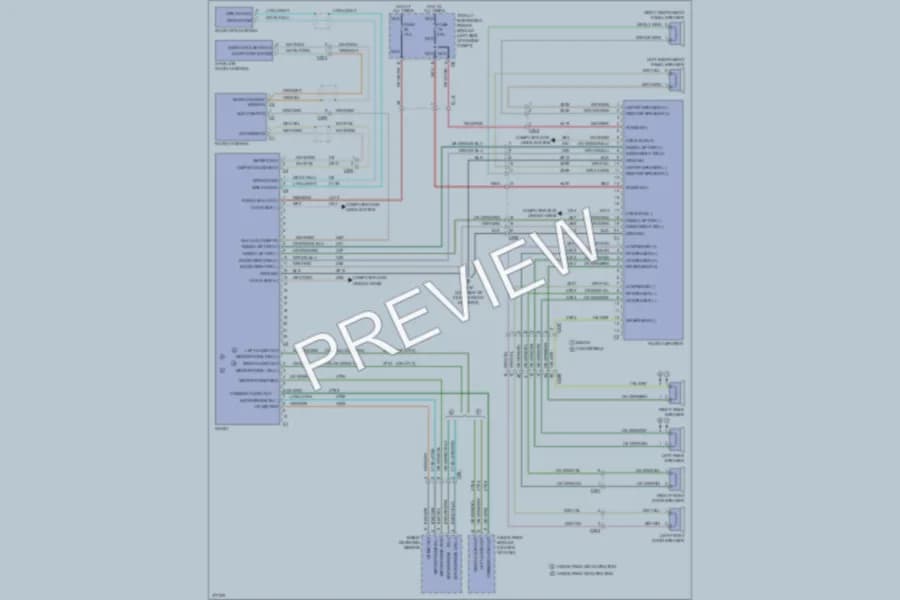 2011 Dodge Avenger Navigation wiring diagram preview