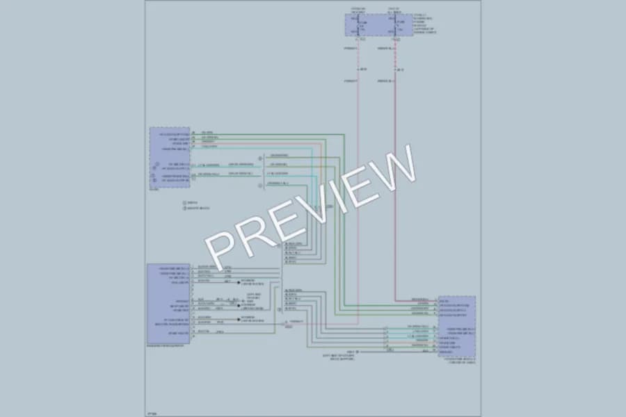 2011 Dodge Avenger Power Mirrors wiring diagram preview