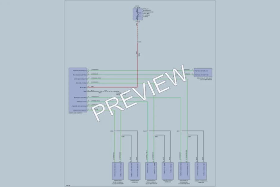 2011 Dodge Avenger Power Seats wiring diagram preview