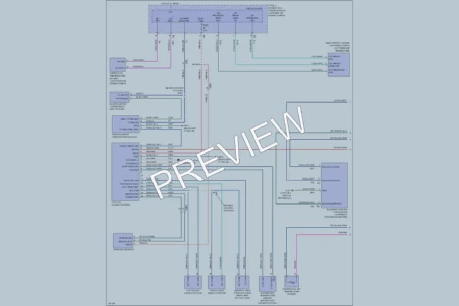 2011 Dodge Caliber Air Conditioning wiring diagram preview