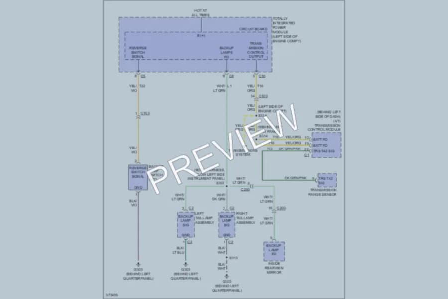 2011 Dodge Caliber Exterior Lights wiring diagram preview