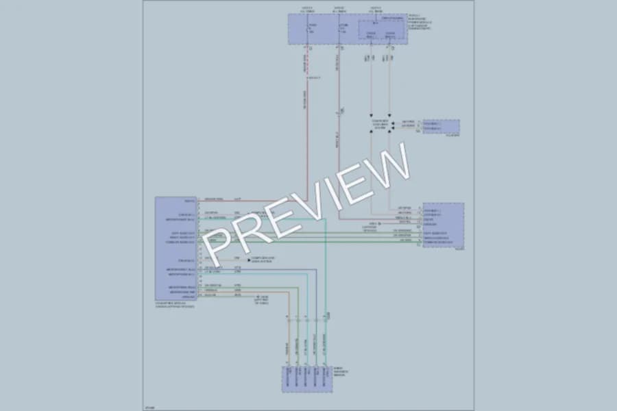 2011 Dodge Caliber Navigation wiring diagram preview